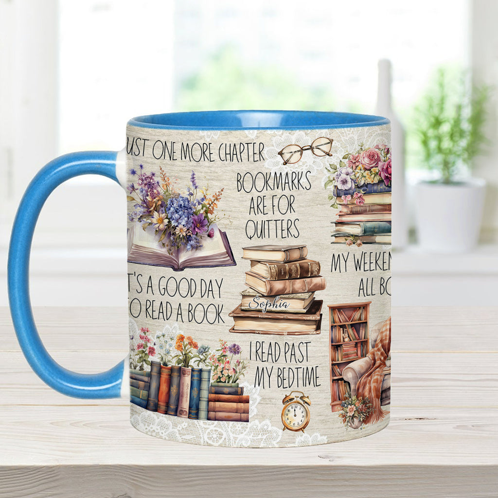 Just One More Chapter - Personalized Book Accent Mug