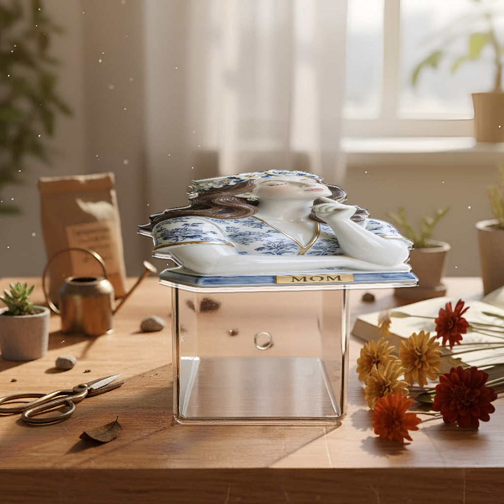 Custom Any Photo Best Gift For Mom/Grandma - Personalized Mother Acrylic Pot