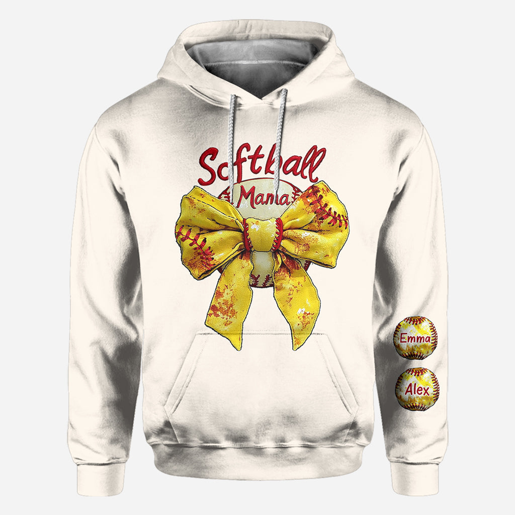 Softball Mama – Personalisiertes Softball-Shirt