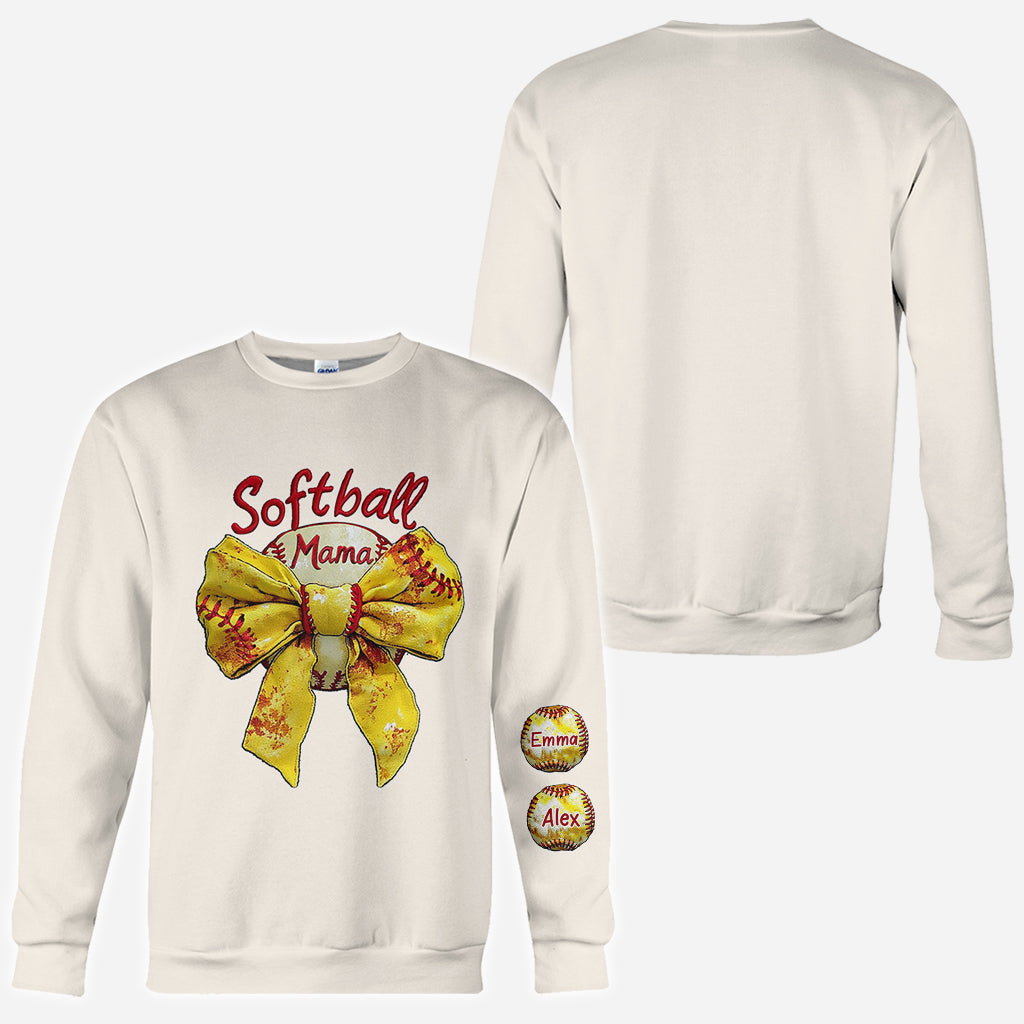 Softball Mama – Personalisiertes Softball-Shirt