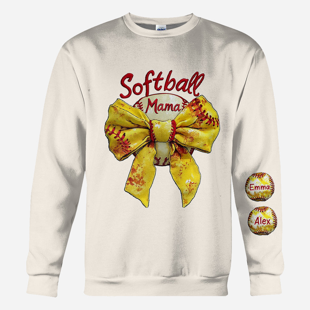 Softball Mama – Personalisiertes Softball-Shirt