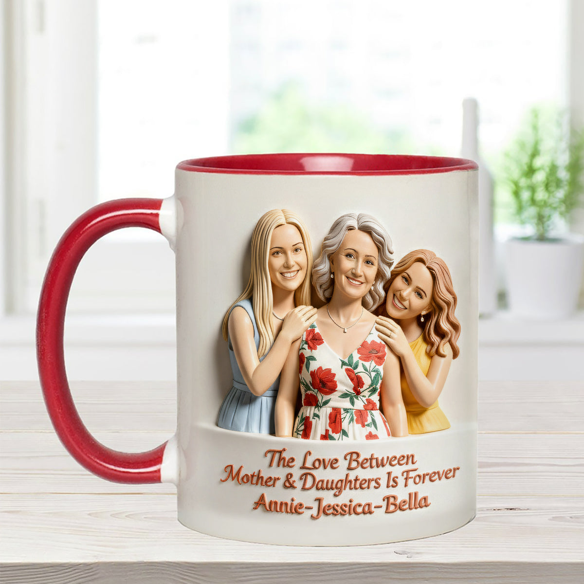 Das perfekte Geschenk für Mama – personalisiertes Muttertags-Set mit Akzentbecher und Acryl-Rührstäbchen