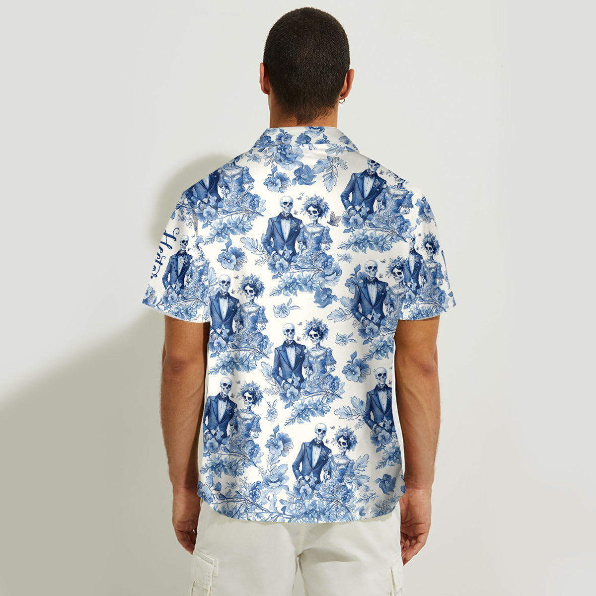 Bis dass der Tod uns scheidet – Personalisiertes Hawaiihemd und ärmelloses Kleid für Paare