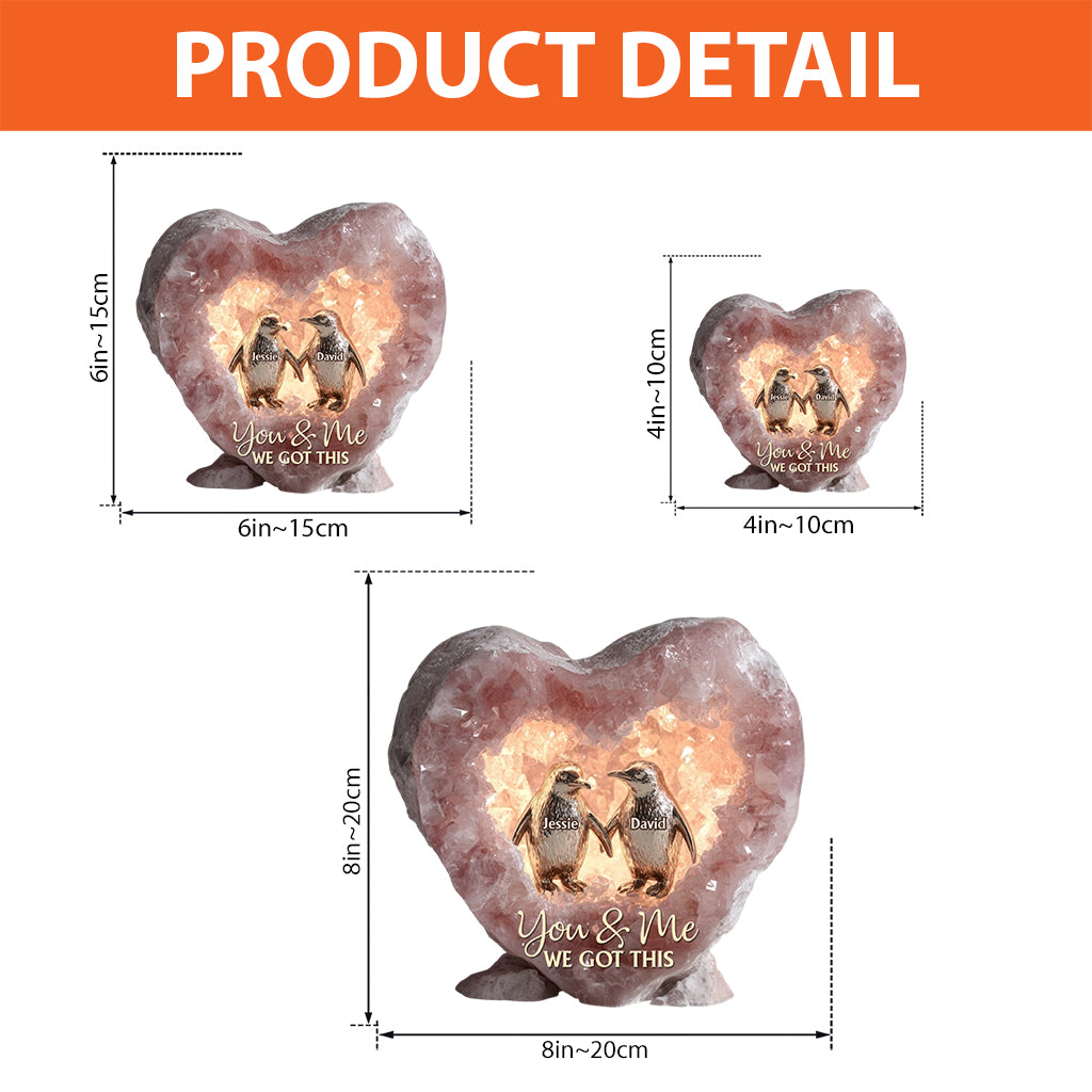 Rosenquarz-Stil – Jubiläumsgeschenk, Valentinstagsgeschenk, Geschenk der bedingungslosen Liebe – personalisierte Acrylplakette in individueller Form für Paare