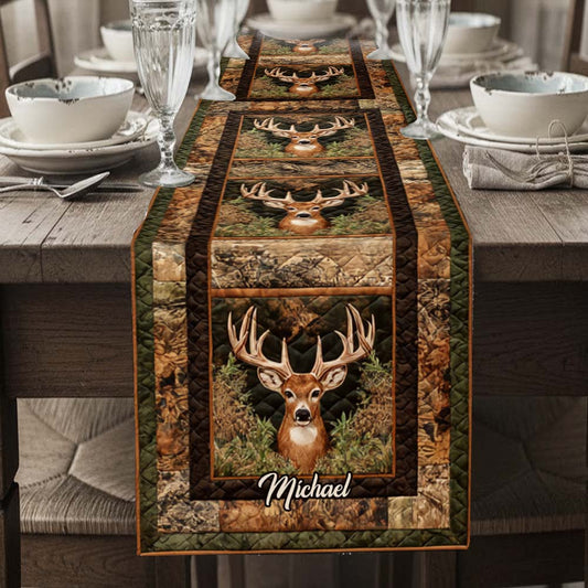 Love Hunting - Personalized Hunting Table Runner
