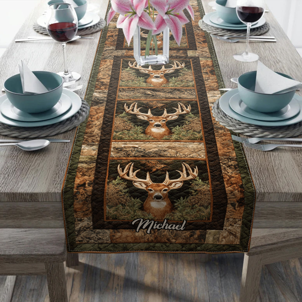 Love Hunting - Personalized Hunting Table Runner