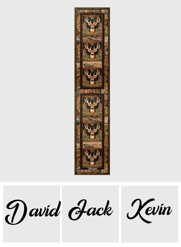 Love Hunting - Personalized Hunting Table Runner