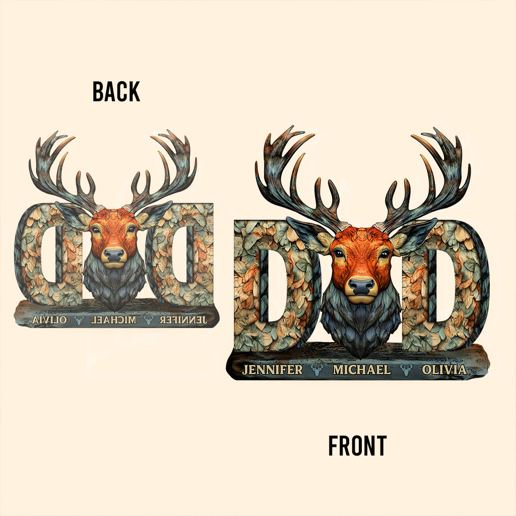 Jagdvater – Personalisierte Acrylplakette in individueller Jagdform