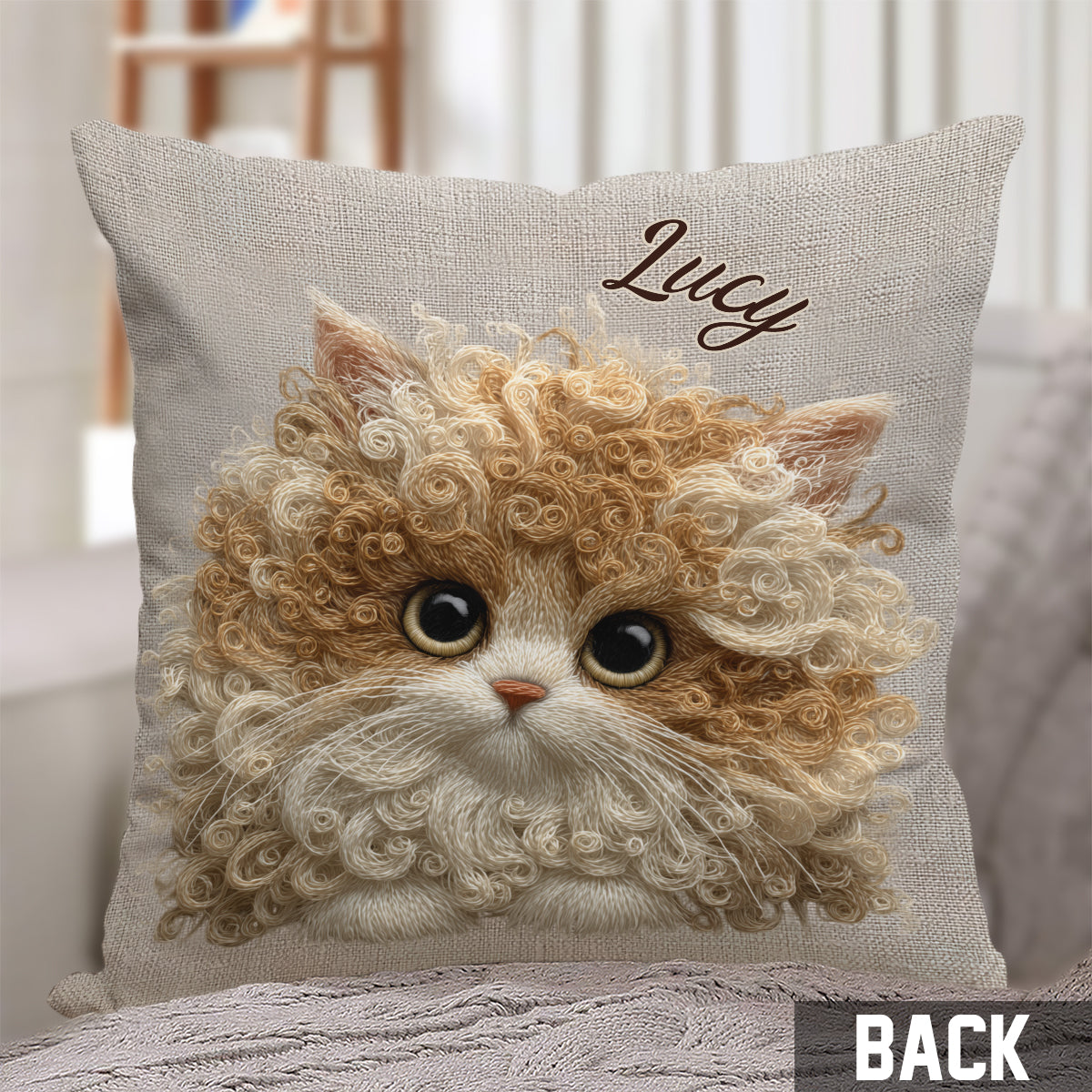 Cat Lovers - Personalized Cat Throw Pillow