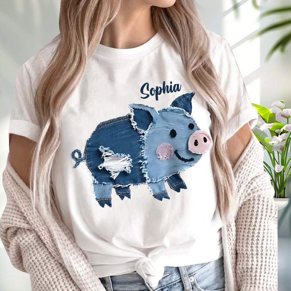 Adorable Pig - Personalized Pig Lover T-shirt And Hoodie