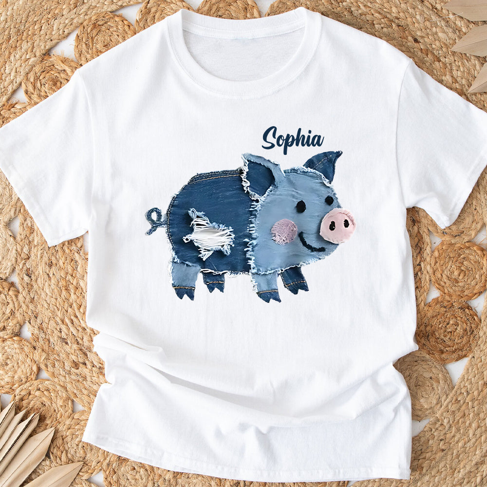 Adorable Pig - Personalized Pig Lover T-shirt And Hoodie
