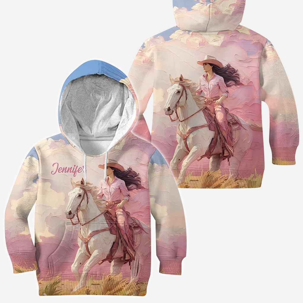 Pink Cowgirl - Personalized Cowgirl All Over Shirt