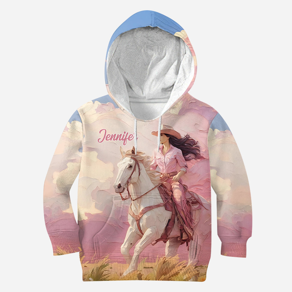 Pink Cowgirl - Personalized Cowgirl All Over Shirt