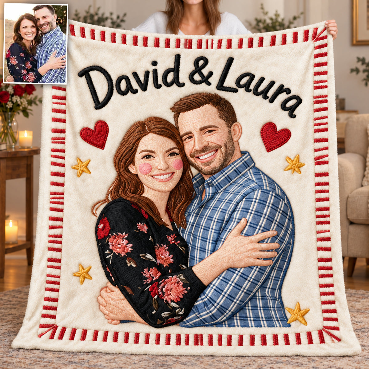 You & Me We Got This - Personalized Couple Blanket
