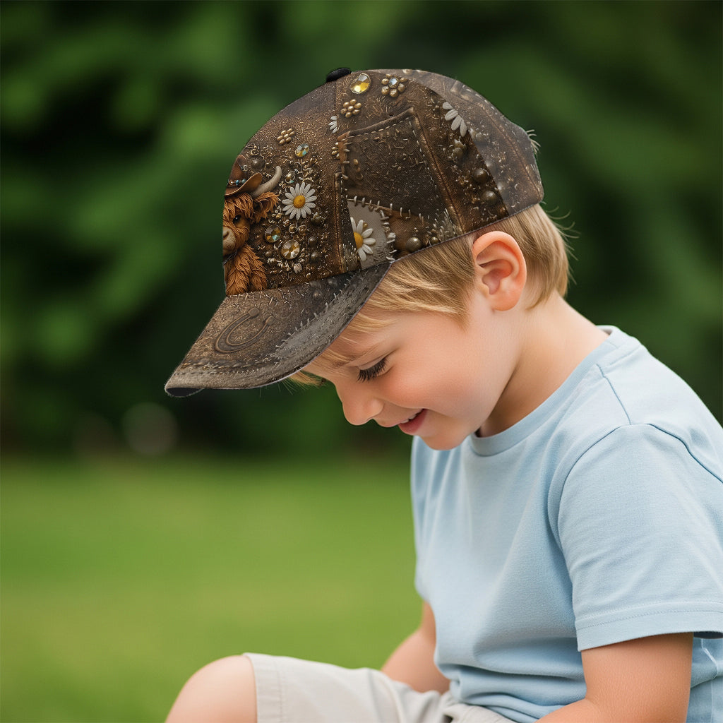 Liebe Highland Cow - Personalisierte Highland Cow Classic Cap