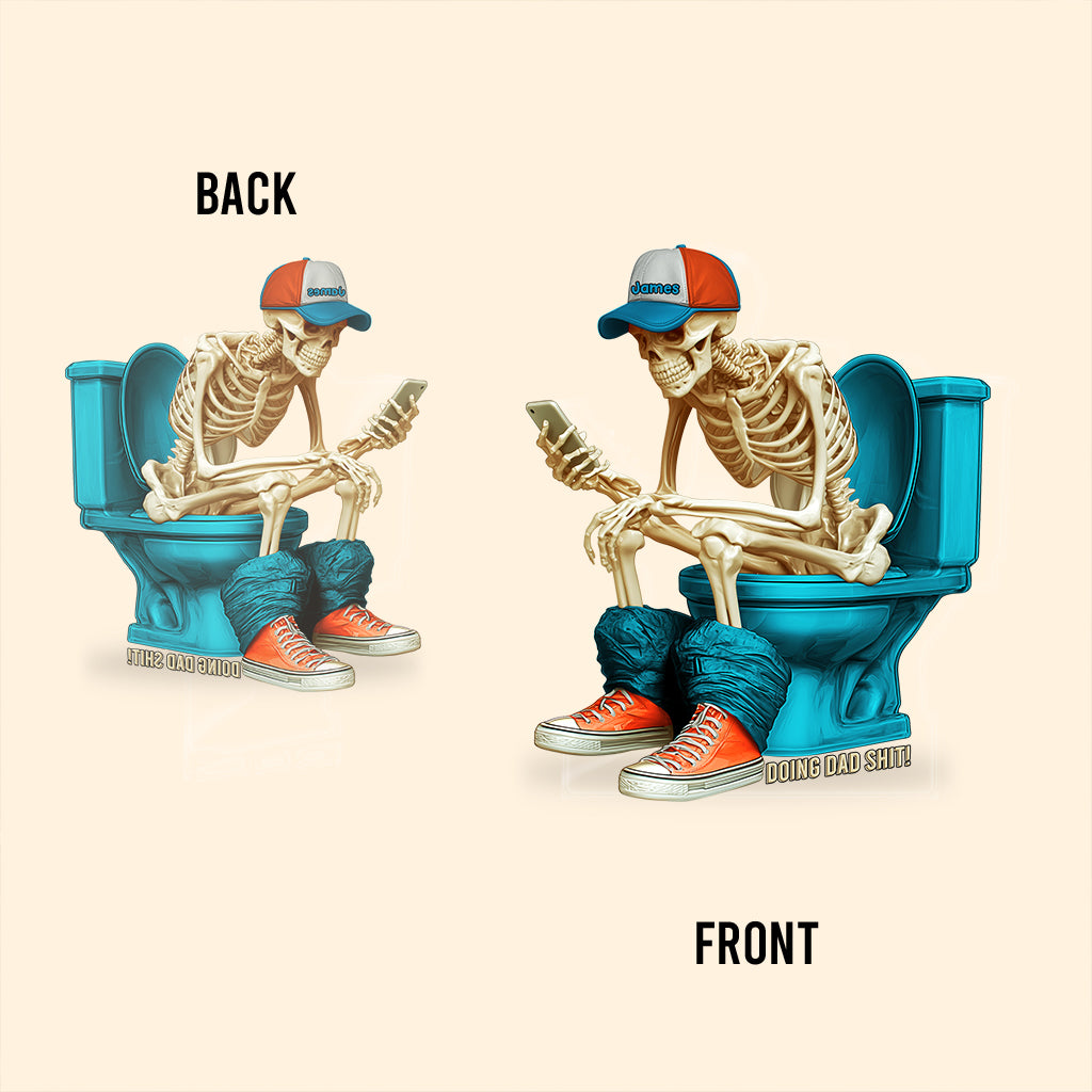 Doing Dad Shit - Personalized Father Custom Shaped Acrylic Plaque