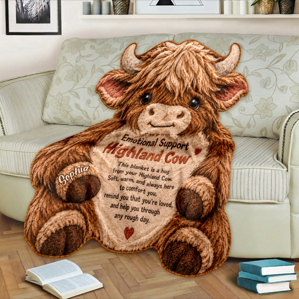 Emotionale Unterstützungstiere - Personalisierte Selbstliebe-Fleece-Decke