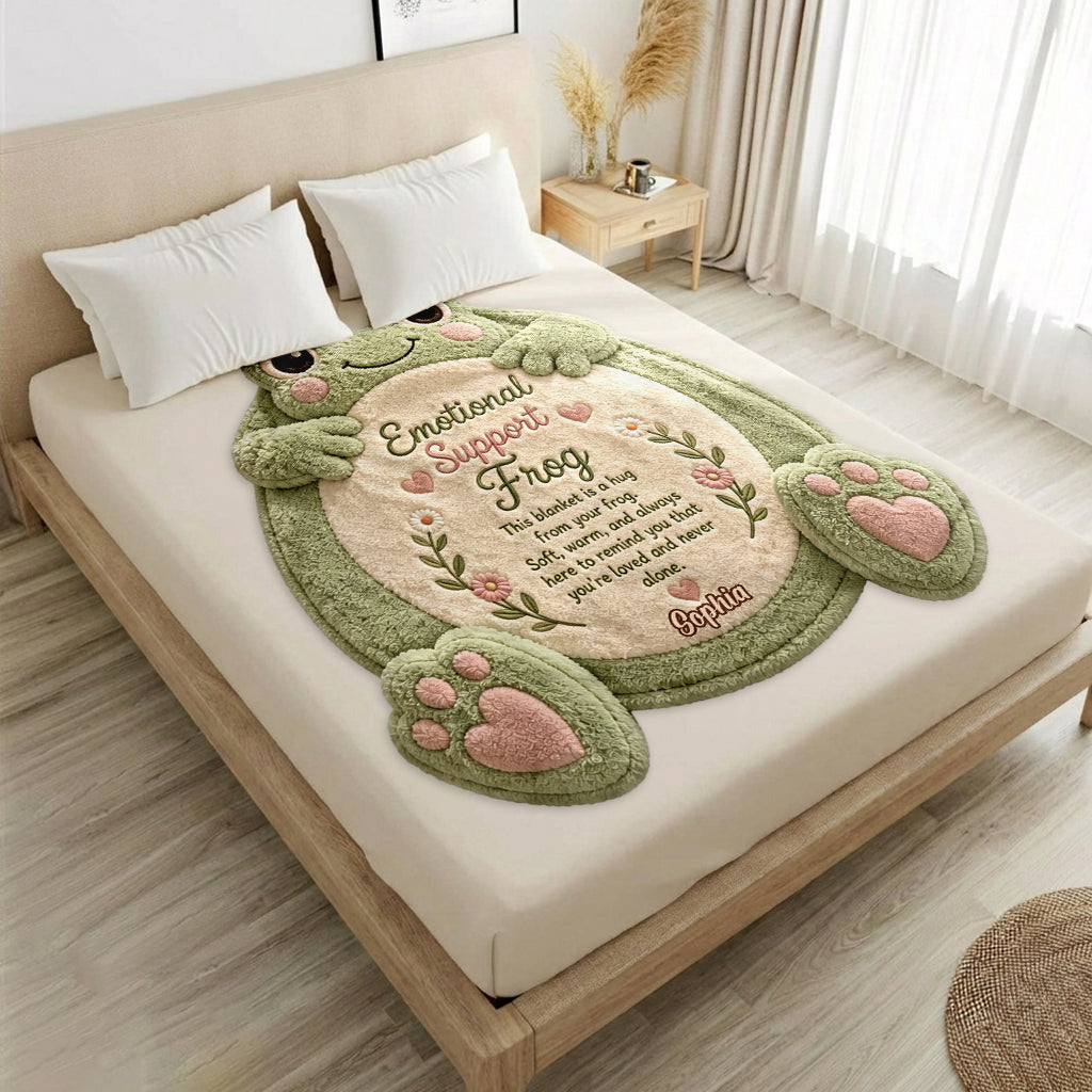 Emotionale Unterstützungstiere - Personalisierte Selbstliebe-Fleece-Decke