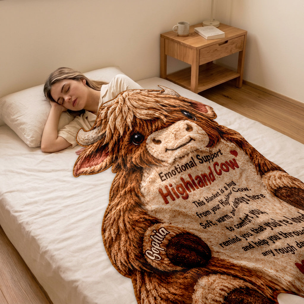 Emotionale Unterstützungstiere - Personalisierte Selbstliebe-Fleece-Decke