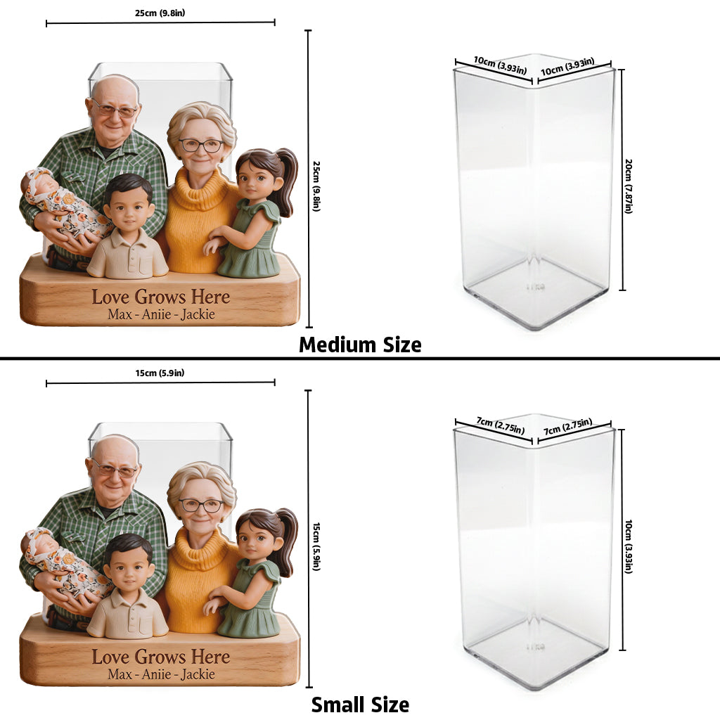 Grandma's Garden - Personalized Grandma Acrylic Pot
