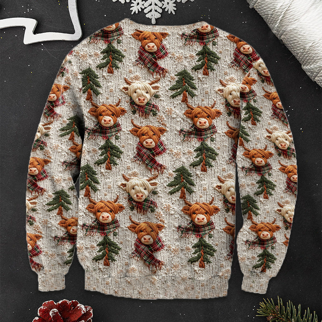 Liebe Hochlandrinder - Personalisierter Hochlandrinder-Pullover