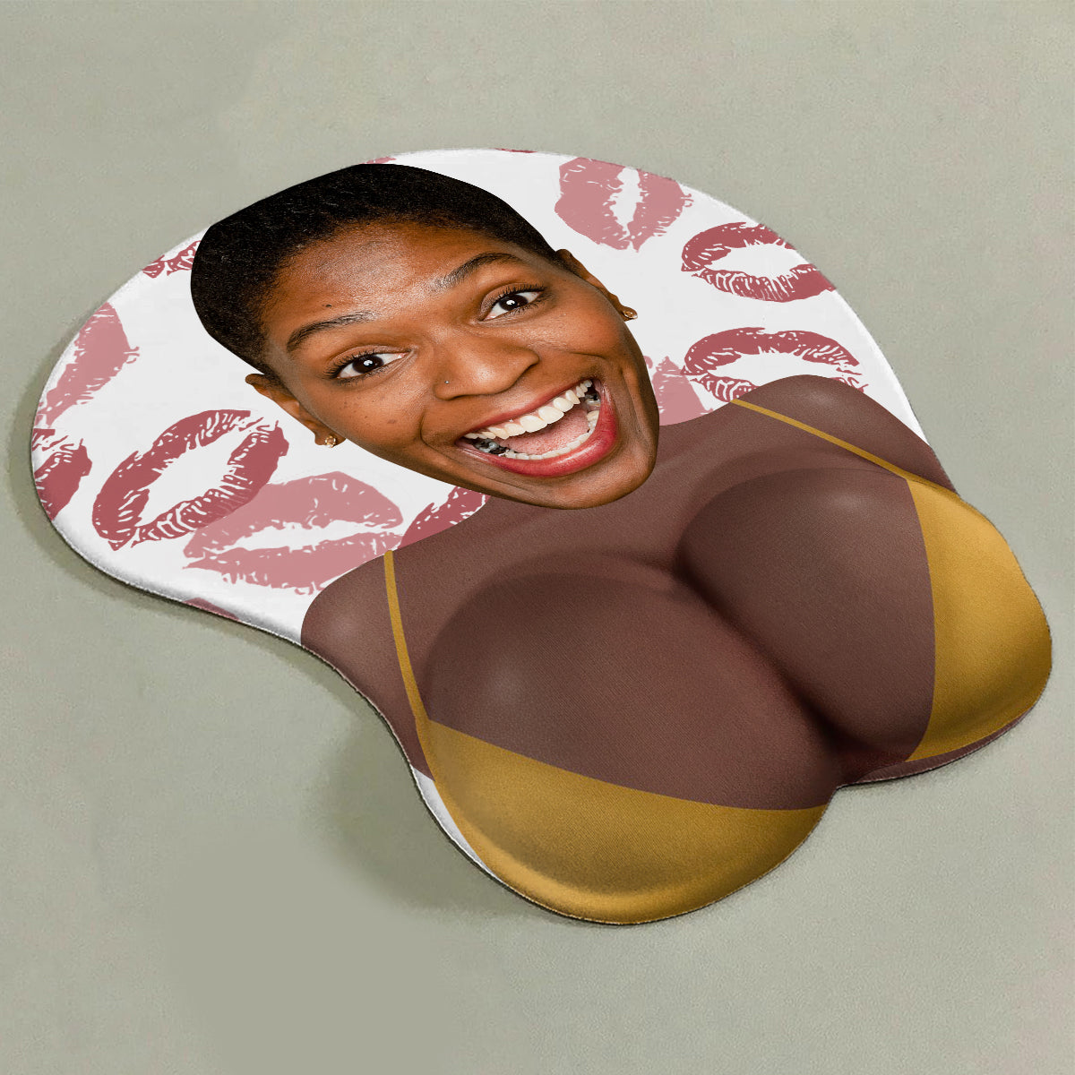 Custom Face Funny & Naughty - Personalized Couple 3D Mouse Pad