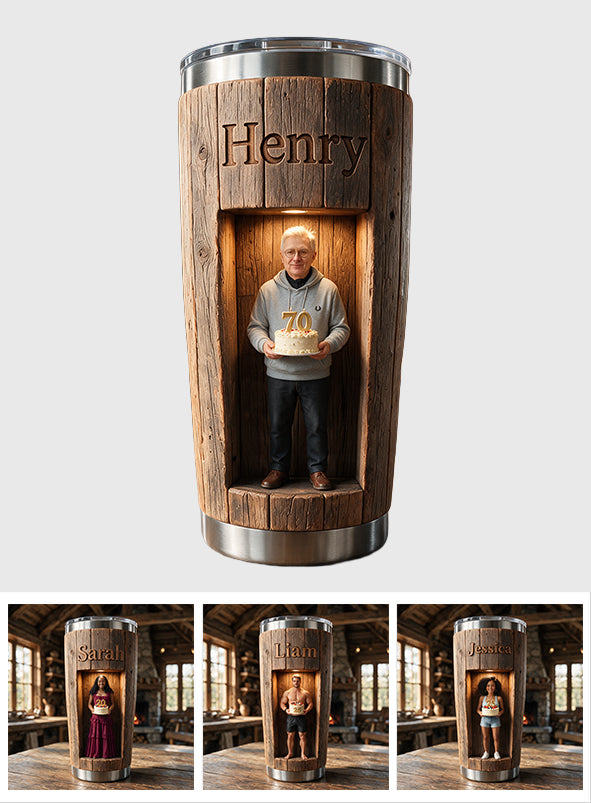 Happy Birthday - Personalized Birthday Tumbler