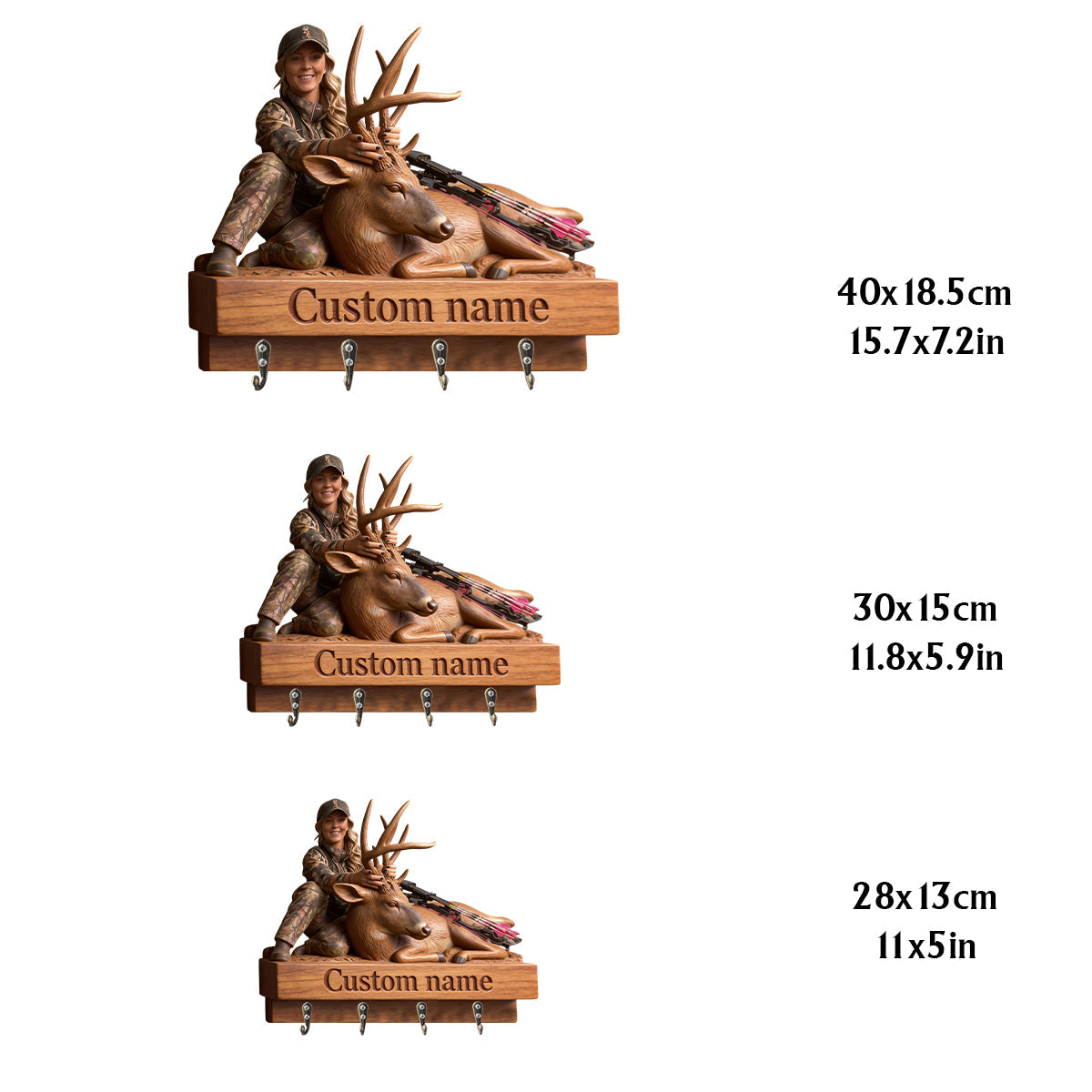 Liebe zur Jagd – Personalisierte, individuell geformte Hängehalterung für die Jagd