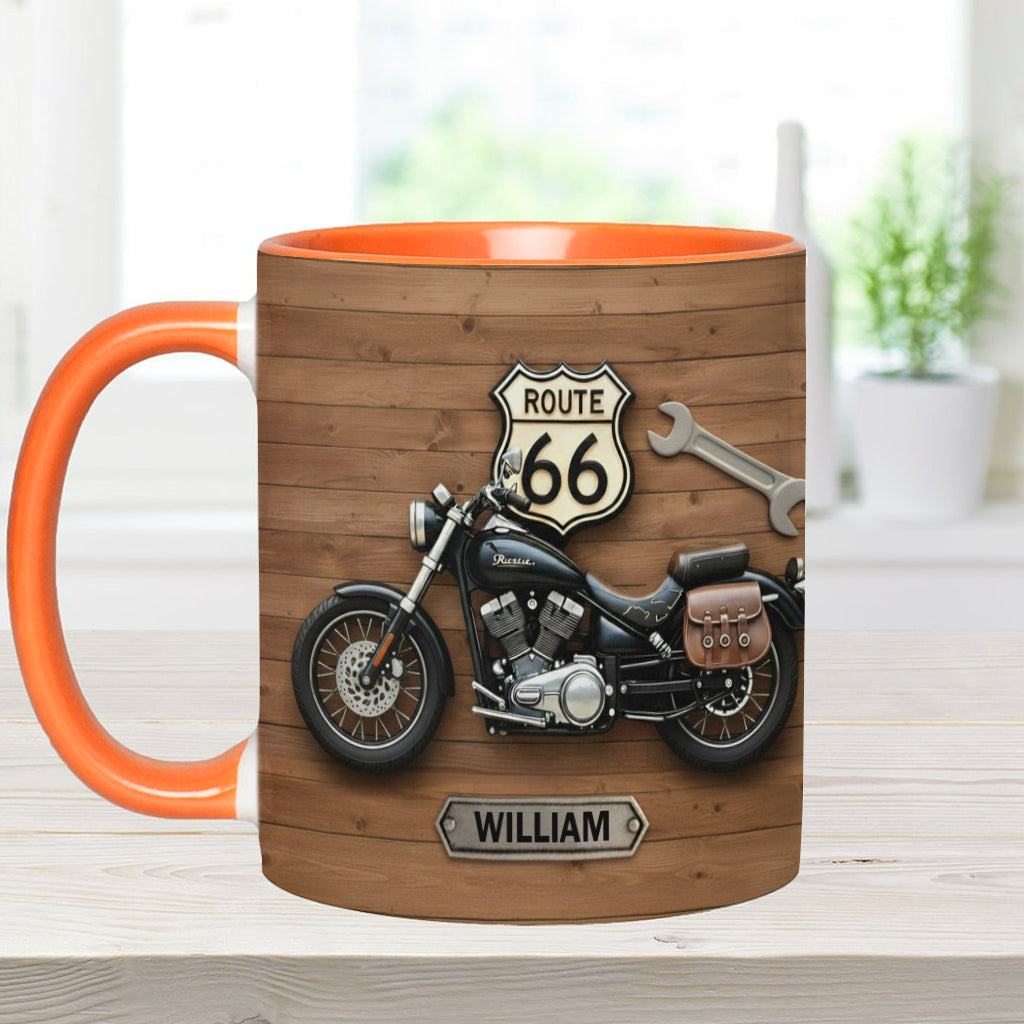 Motorrad - Personalisierter Becher mit Biker-Motiv