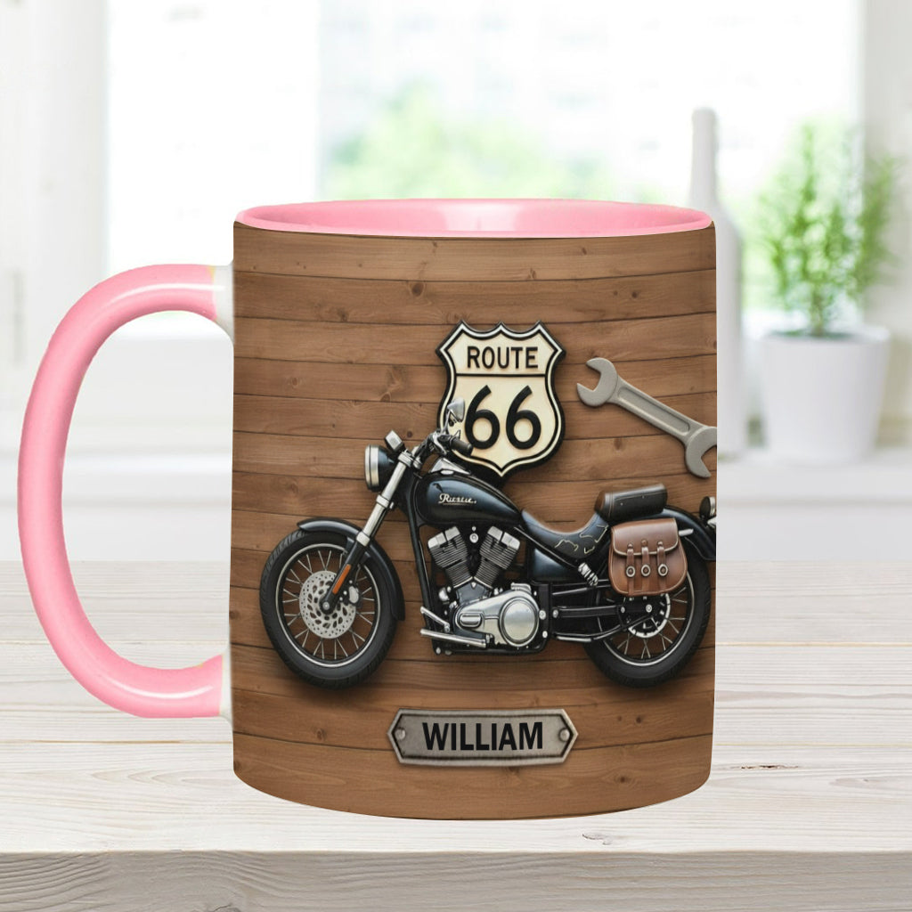 Motorrad - Personalisierter Becher mit Biker-Motiv