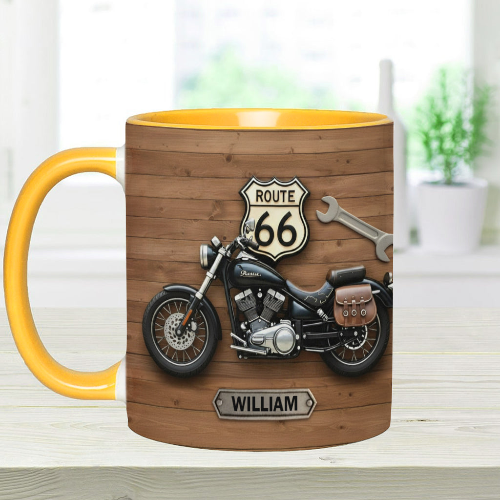 Motorrad - Personalisierter Becher mit Biker-Motiv