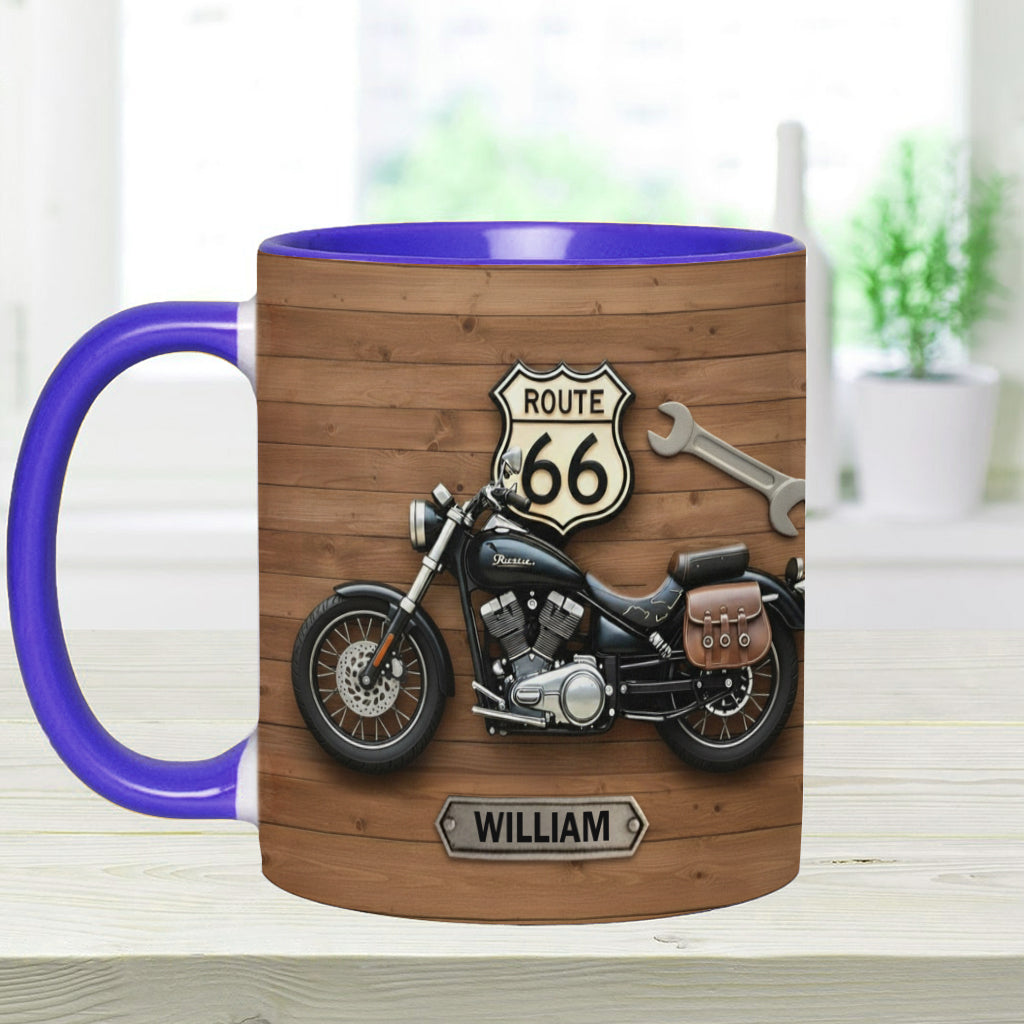 Motorrad - Personalisierter Becher mit Biker-Motiv