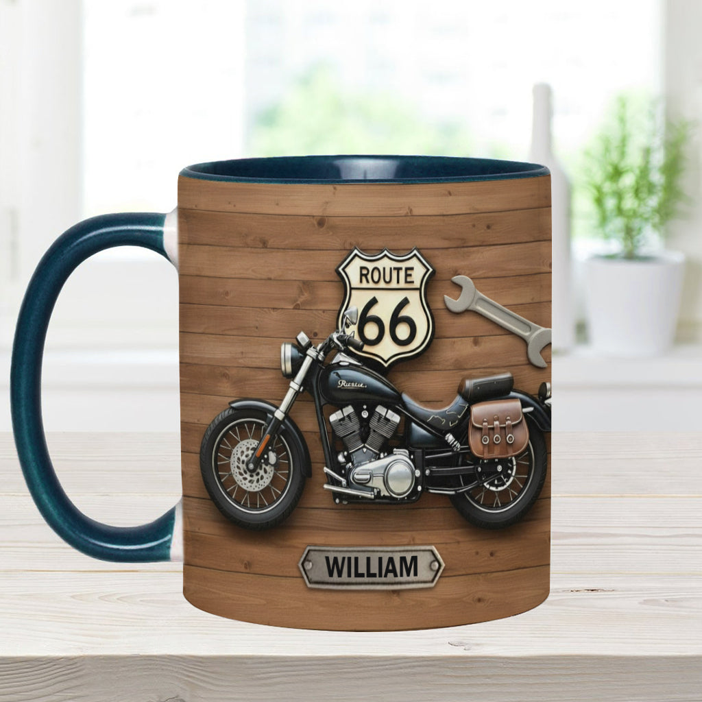 Motorrad - Personalisierter Becher mit Biker-Motiv