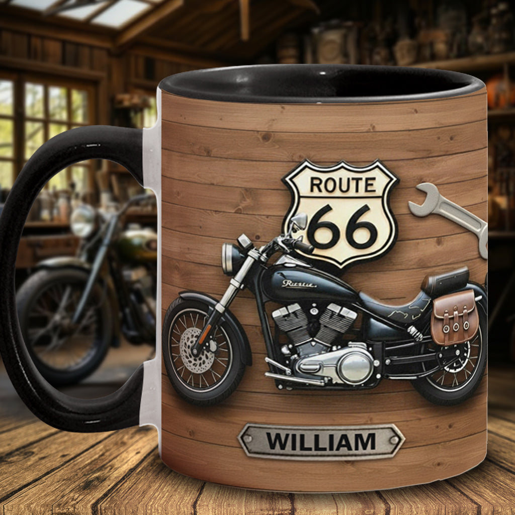 Motorrad - Personalisierter Becher mit Biker-Motiv