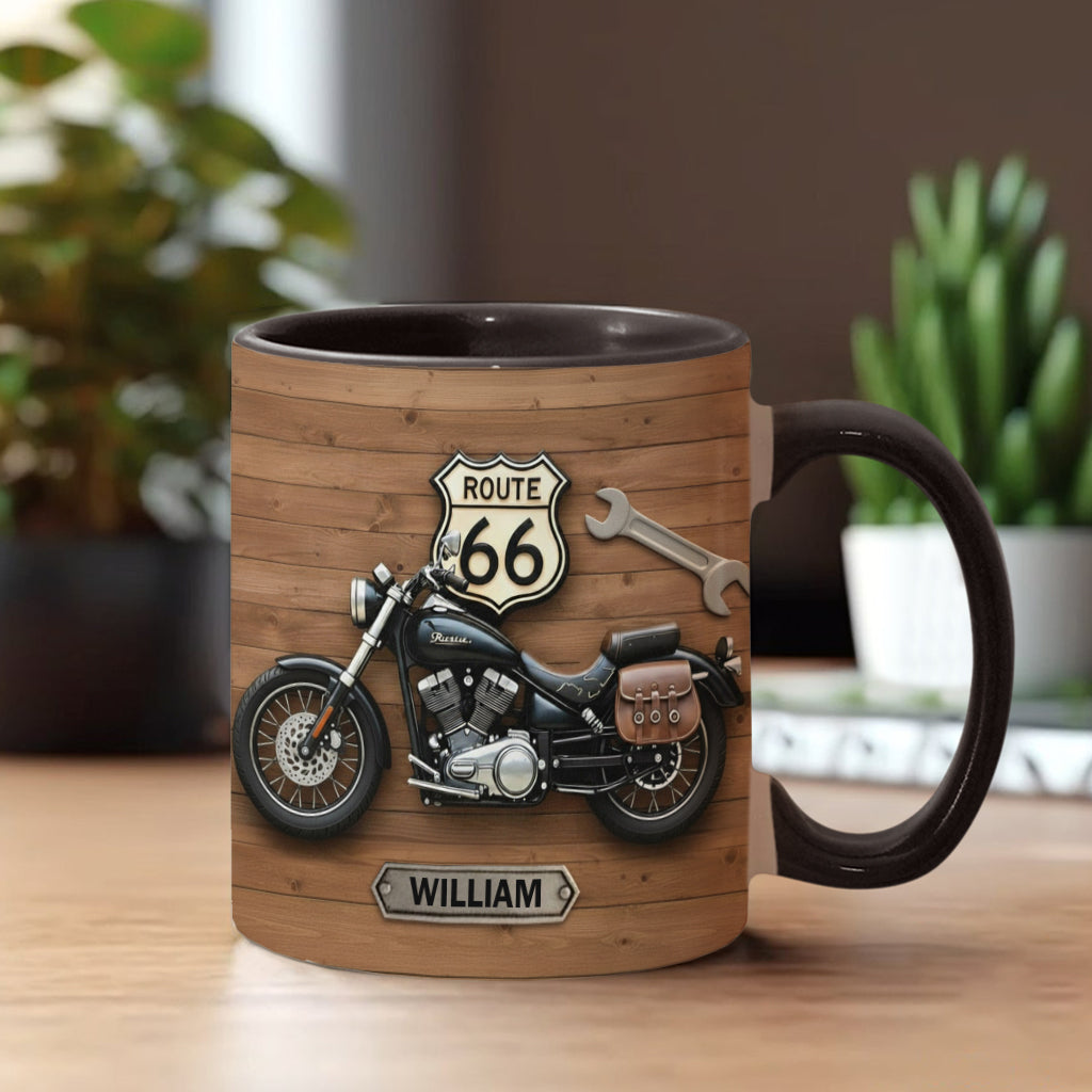 Motorrad - Personalisierter Becher mit Biker-Motiv