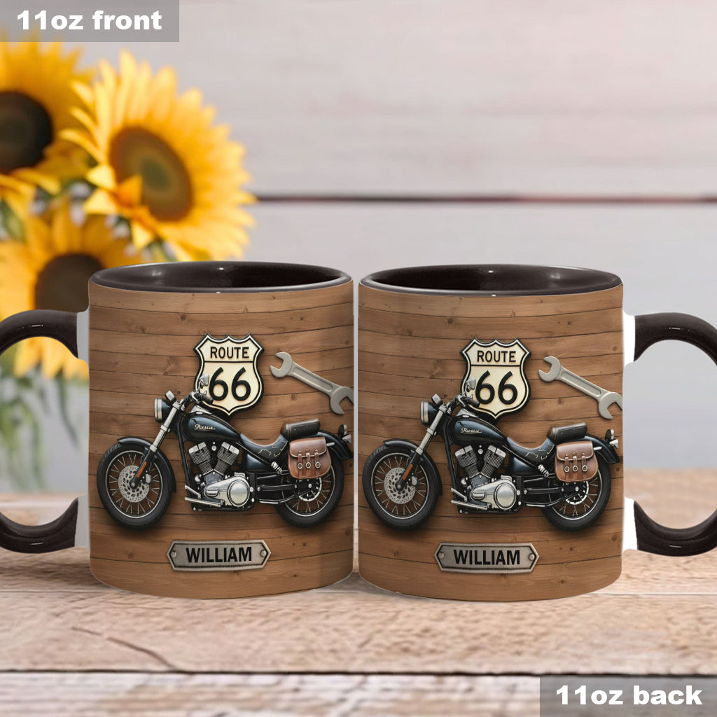 Motorrad - Personalisierter Becher mit Biker-Motiv