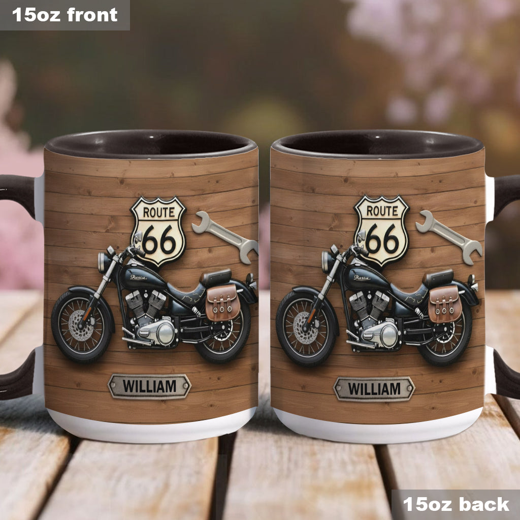 Motorrad - Personalisierter Becher mit Biker-Motiv