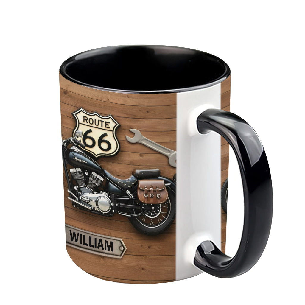 Motorrad - Personalisierter Becher mit Biker-Motiv