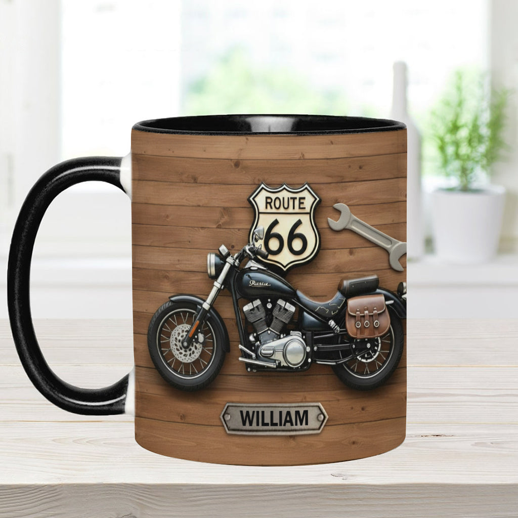 Motorrad - Personalisierter Becher mit Biker-Motiv