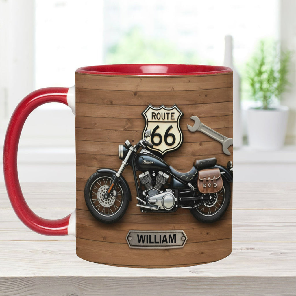 Motorrad - Personalisierter Becher mit Biker-Motiv