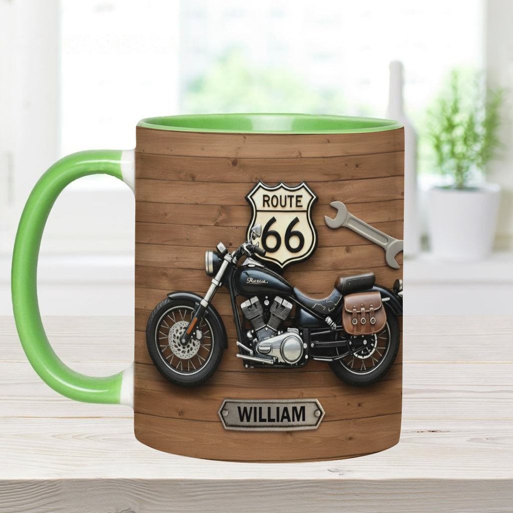 Motorrad - Personalisierter Becher mit Biker-Motiv