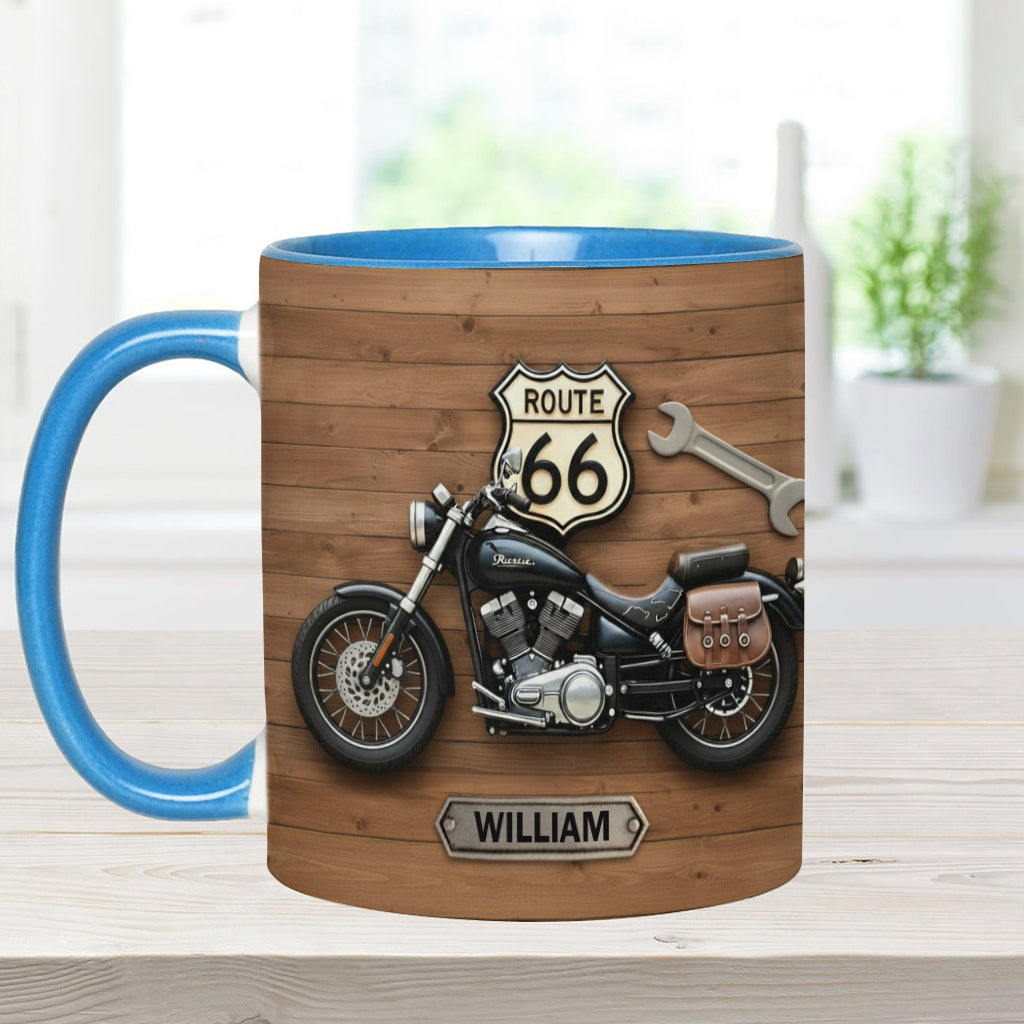 Motorrad - Personalisierter Becher mit Biker-Motiv
