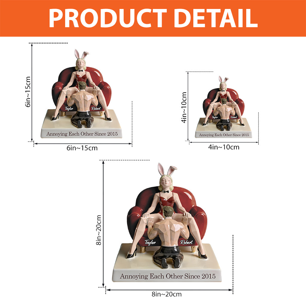 It's Mine - Personalized Couple Custom Shaped Acrylic Plaque