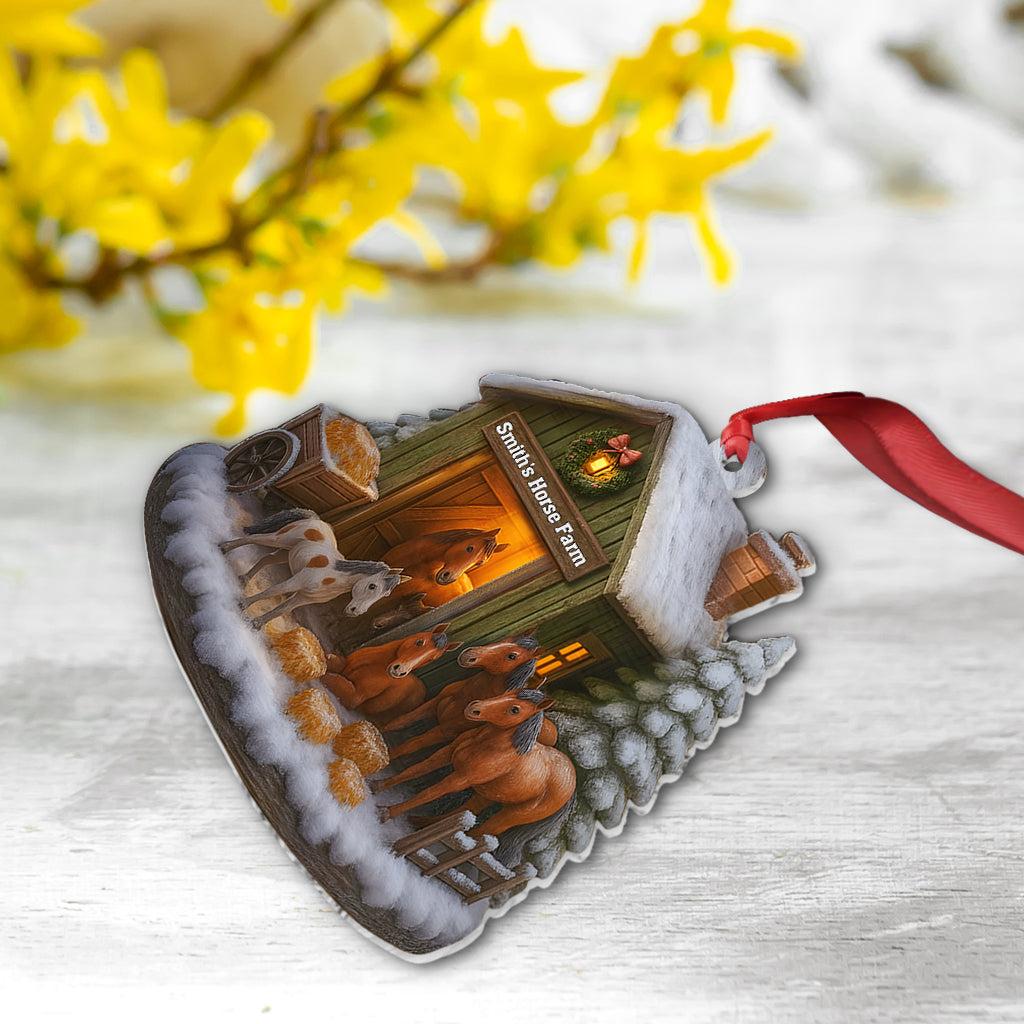 Weihnachten auf dem Pferdehof – Personalisierter Pferdeschmuck