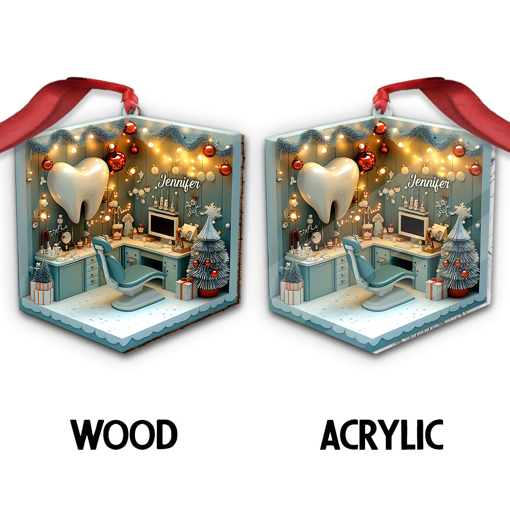 Zahnklinik – Personalisierter Zahnarzt-Anhänger