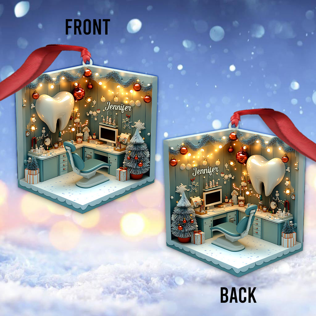 Zahnklinik – Personalisierter Zahnarzt-Anhänger