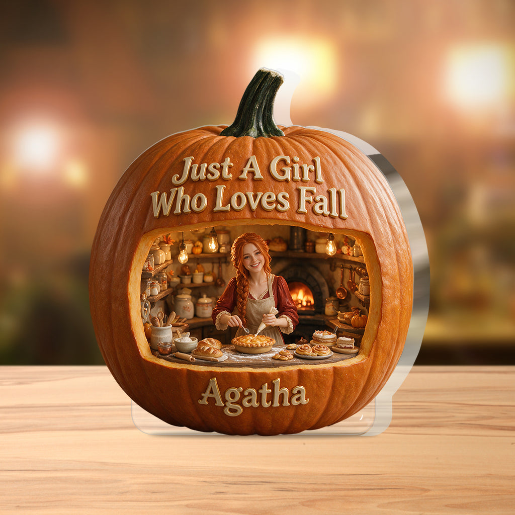 It's Fall Y'all - Personalized Baking Custom Shaped Acrylic Plaque
