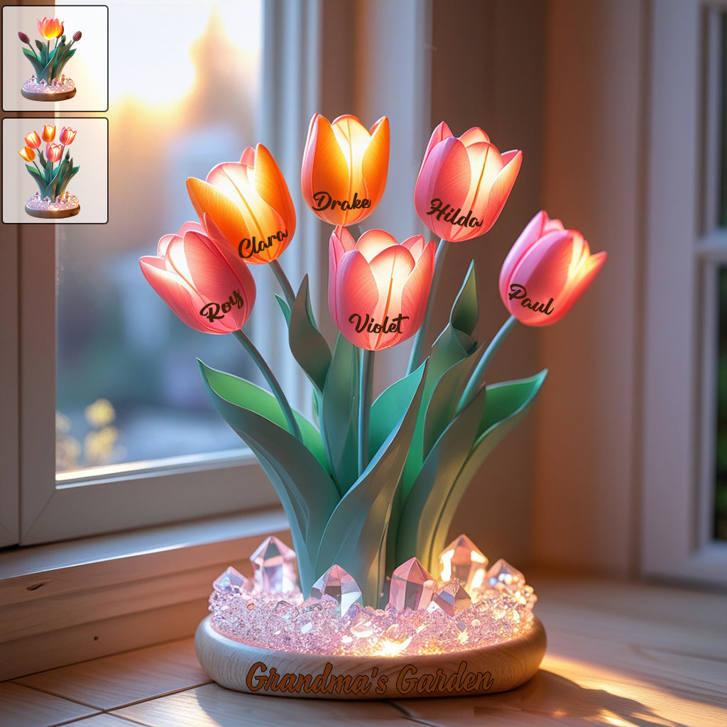 Omas Garten – Personalisierte, individuell geformte Acrylplakette für Oma