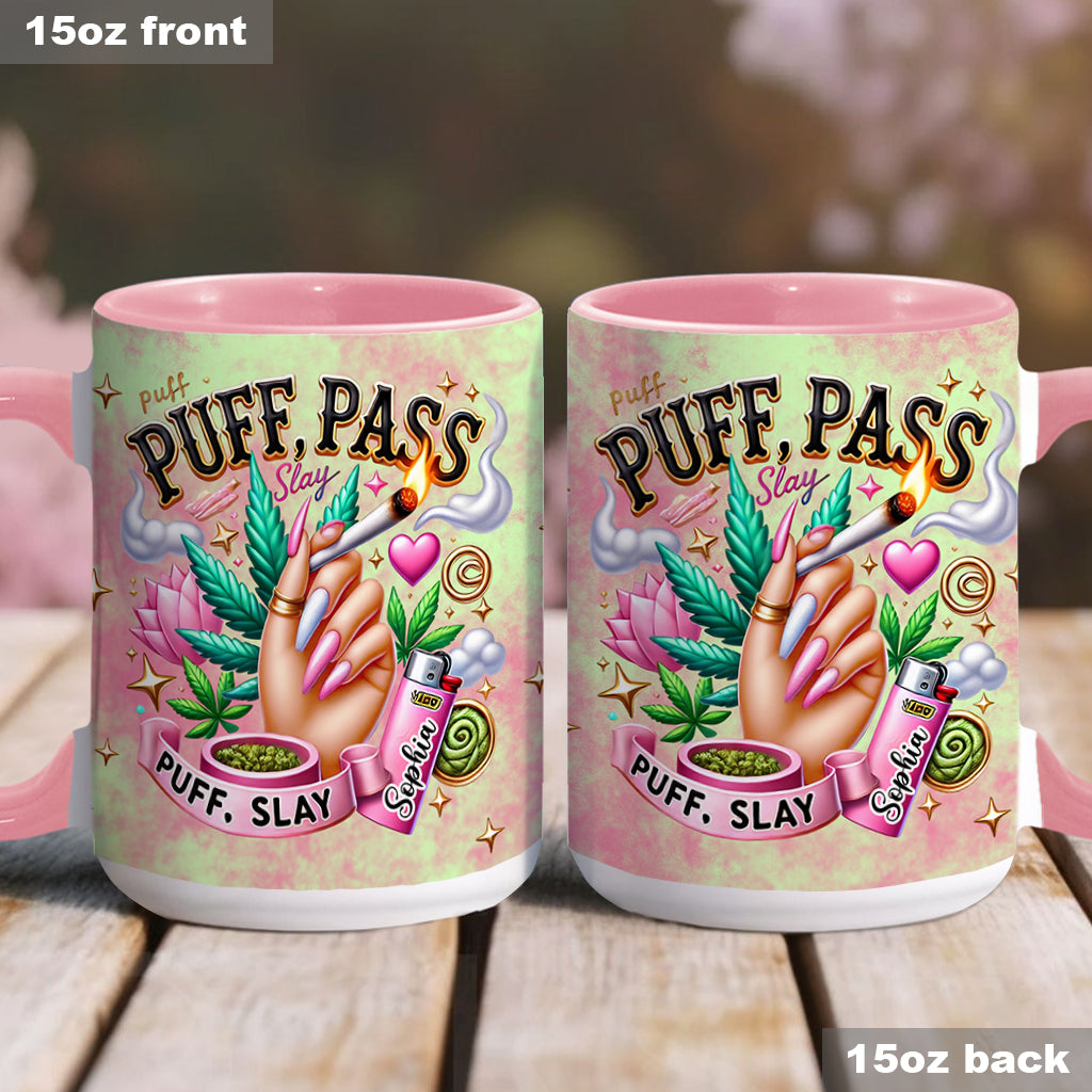 Stoner Chic – Personalisierter Becher mit Cannabis-Akzent