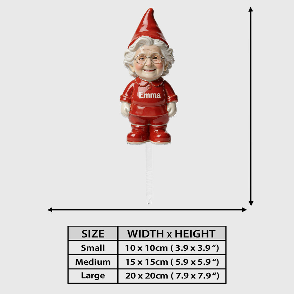 Custom Any Photo - Personalized Dog Acrylic Pot & Stake